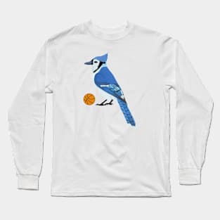 Basketball Blue Jay Long Sleeve T-Shirt